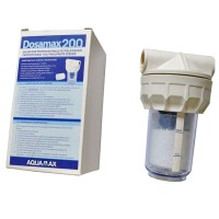 Полифосфатный магистральный фильтр DOSAMAX 200 для защиты бытовой техники от накипи